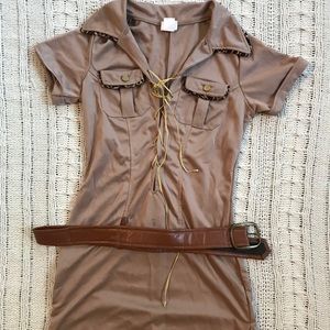 Safari tan dress, costume